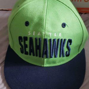 Vintage Seattle Seahawks Budweiser Promo Snapback Hat Cap casquette Green
